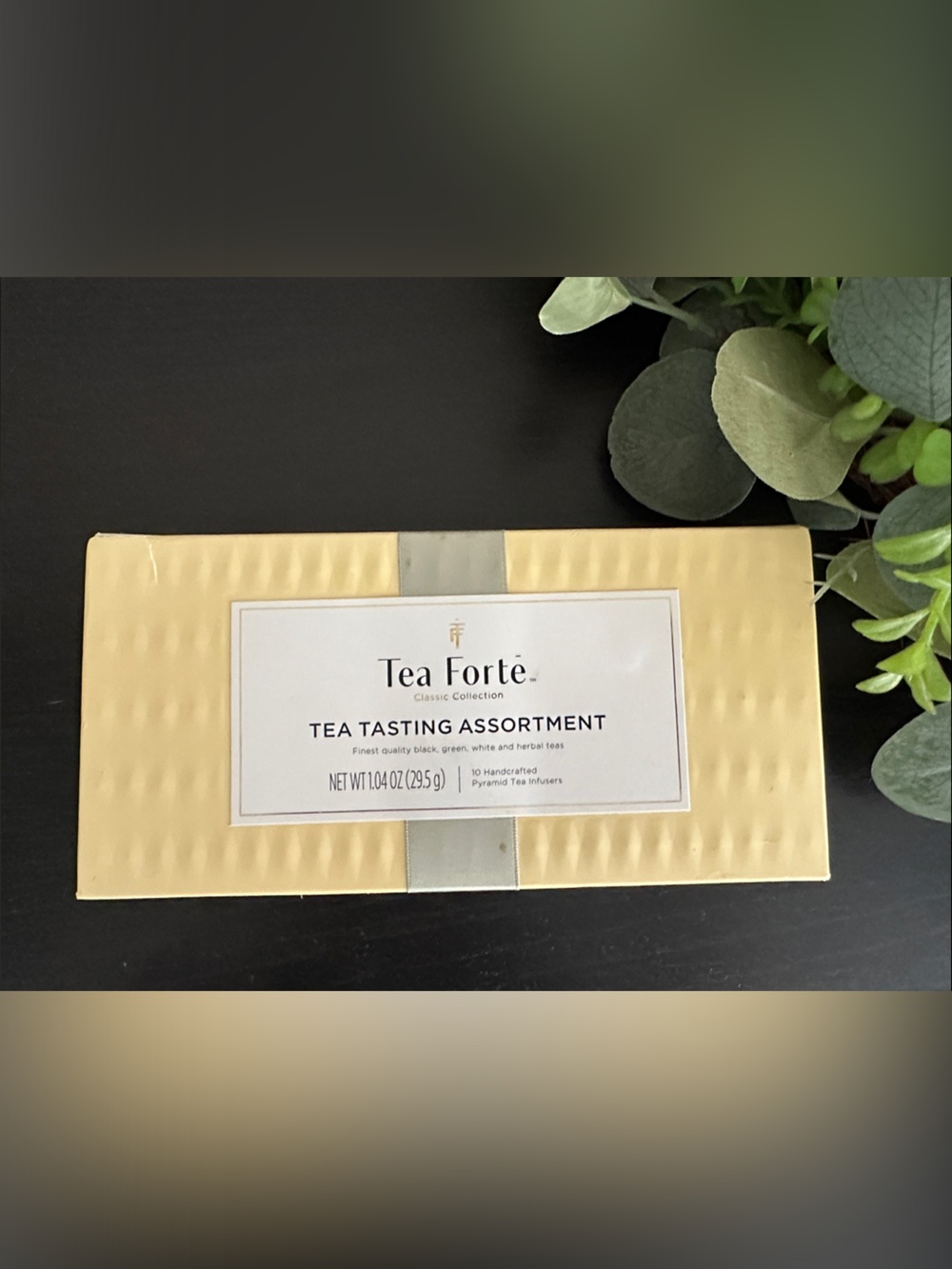 Tea Forté Yellow Tea Tasting Assortment – Classic Collection Gift Box